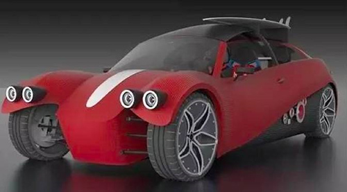 全球首輛3D打印跑車即將誕生！