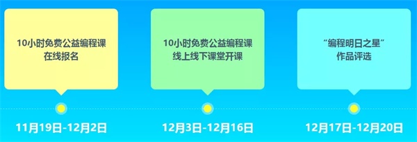 2018全球編程1小時活動大幕將啟，童程童美10小時免費編程課重磅推出！